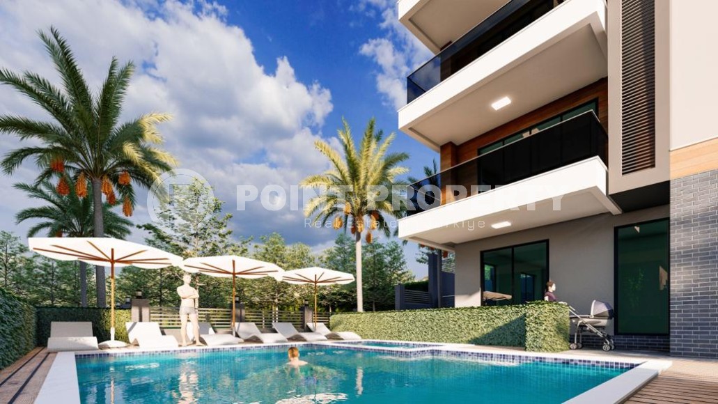 Доступная по цене квартира в строящемся жилом комплексе в двух километрах от моря, в инвестиционно привлекательном районе Аланьи - Авсаллар-id-7078-фото-6