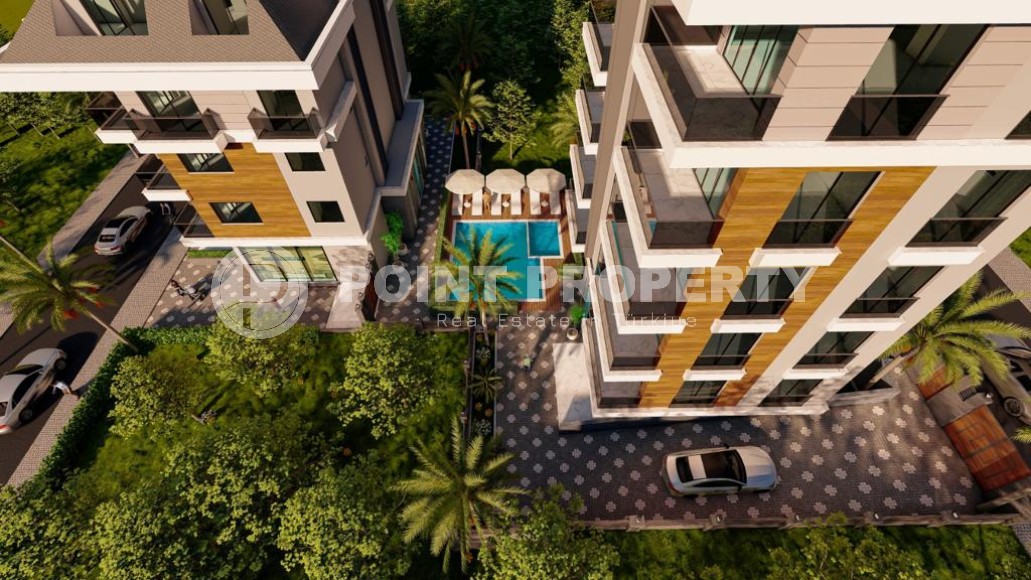 Доступная по цене квартира в строящемся жилом комплексе в двух километрах от моря, в инвестиционно привлекательном районе Аланьи - Авсаллар-id-7078-фото-8