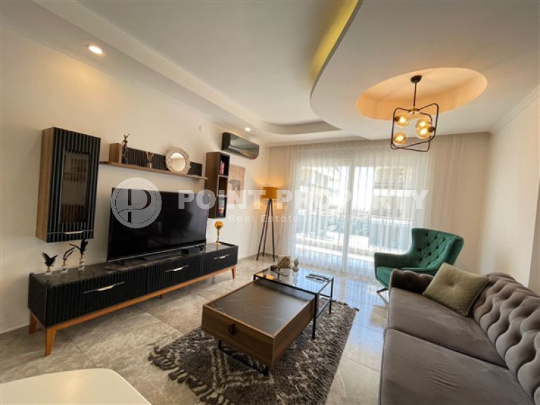 One-bedroom apartment, 65m², with mountain views in a premium complex in Cikcilli, Alanya-id-1553-photo-3