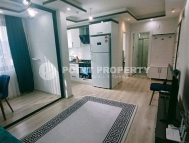 Готовая к проживанию квартира 1+1 в 50 метрах от пляжа, в центре туристического района Мерсина - Тедже-id-7089-фото-3