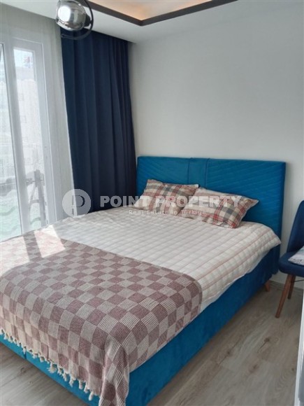 Готовая к проживанию квартира 1+1 в 50 метрах от пляжа, в центре туристического района Мерсина - Тедже-id-7089-фото-5