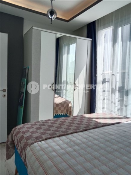 Готовая к проживанию квартира 1+1 в 50 метрах от пляжа, в центре туристического района Мерсина - Тедже-id-7089-фото-6