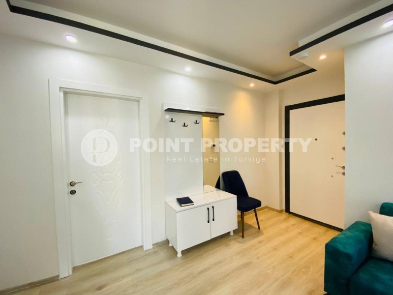 Готовая к проживанию квартира 1+1 в 50 метрах от пляжа, в центре туристического района Мерсина - Тедже-id-7089-фото-7