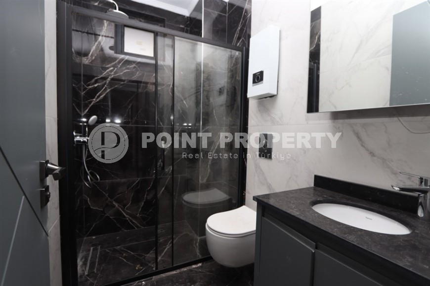 Просторная двухуровневая квартира с собственным садом в элитном районе Аланьи - Тепе-id-7090-фото-12