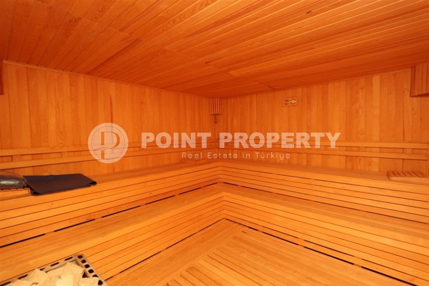 Просторная двухуровневая квартира с собственным садом в элитном районе Аланьи - Тепе-id-7090-фото-20