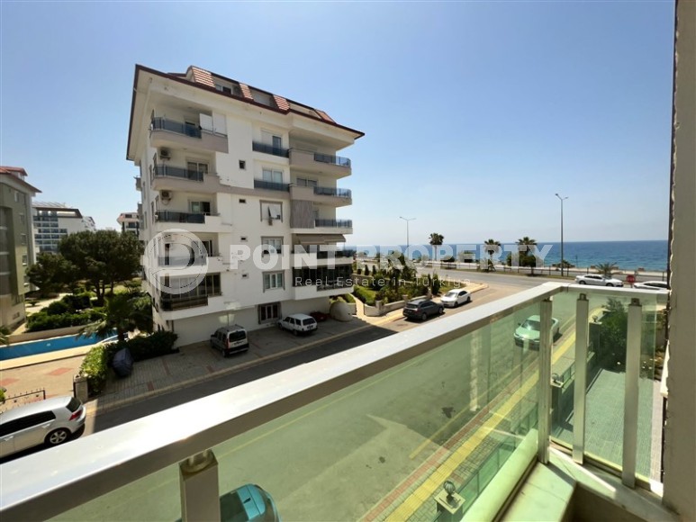 Линейная квартира 3+1 с роскошным панорамным видом на море, в центре престижного района Аланьи - Кестель-id-7091-фото-14