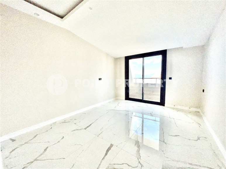 Панорамная двухуровневая квартира на первой линии от моря, в центре престижного района Аланьи - Кестель-id-7093-фото-6