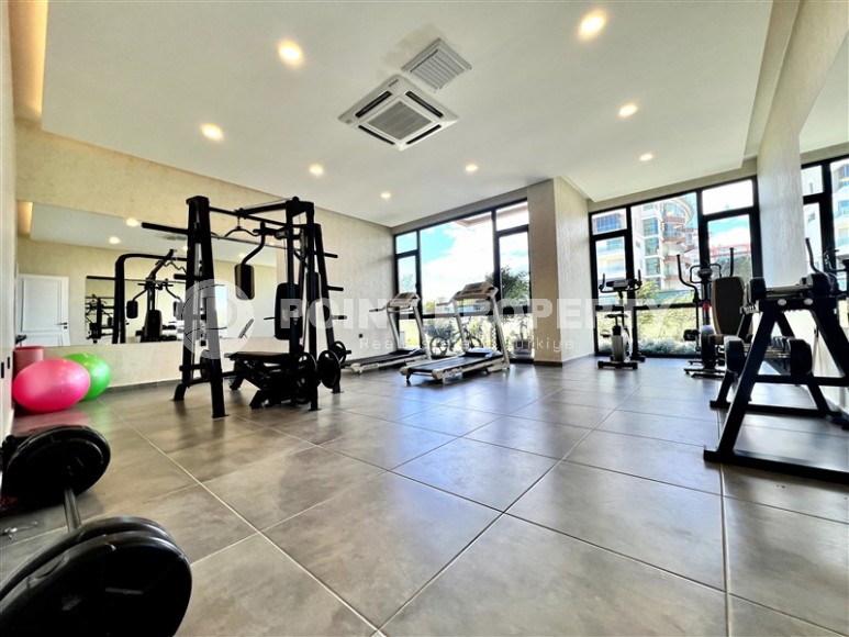 Панорамная двухуровневая квартира на первой линии от моря, в центре престижного района Аланьи - Кестель-id-7093-фото-18