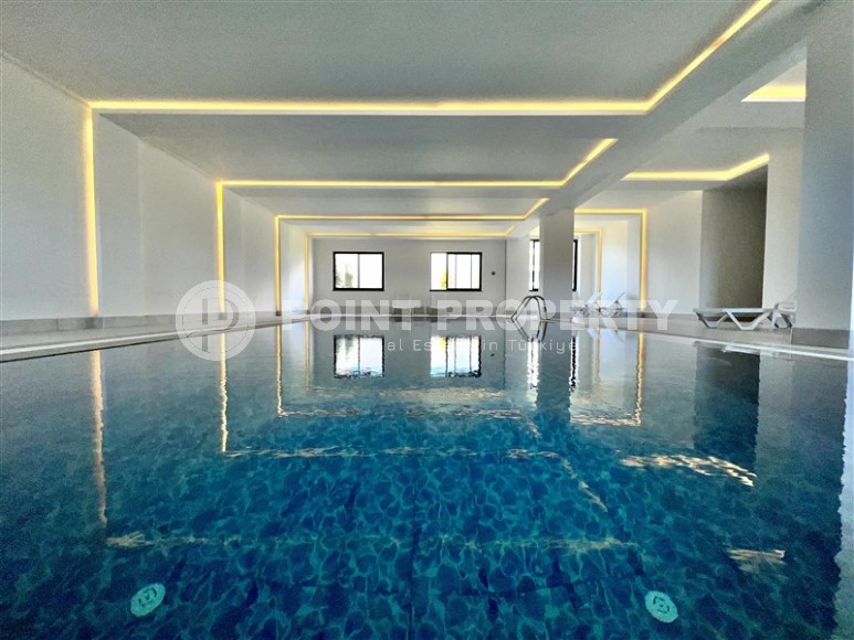 Панорамная двухуровневая квартира на первой линии от моря, в центре престижного района Аланьи - Кестель-id-7093-фото-21