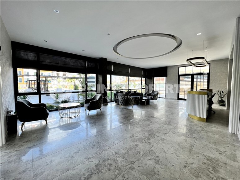 Панорамная двухуровневая квартира на первой линии от моря, в центре престижного района Аланьи - Кестель-id-7093-фото-22