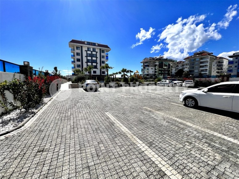 Панорамная двухуровневая квартира на первой линии от моря, в центре престижного района Аланьи - Кестель-id-7093-фото-26