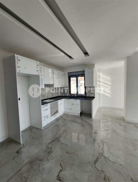 Панорамная квартира с видом на море и гору Кале, на 4-м этаже с мансардой в престижном районе Аланьи - Хасбахче-id-7094-фото-4