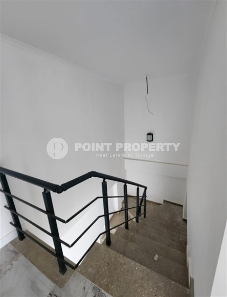 Панорамная квартира с видом на море и гору Кале, на 4-м этаже с мансардой в престижном районе Аланьи - Хасбахче-id-7094-фото-14