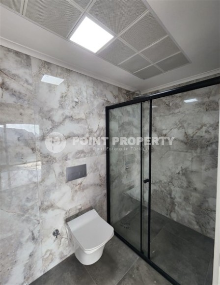 Панорамная квартира с видом на море и гору Кале, на 4-м этаже с мансардой в престижном районе Аланьи - Хасбахче-id-7094-фото-17