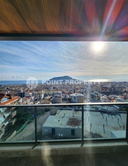 Панорамная квартира с видом на море и гору Кале, на 4-м этаже с мансардой в престижном районе Аланьи - Хасбахче-id-7094-фото-24