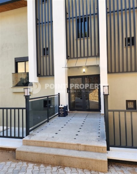 Панорамная квартира с видом на море и гору Кале, на 4-м этаже с мансардой в престижном районе Аланьи - Хасбахче-id-7094-фото-26