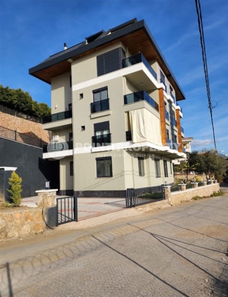 Панорамная квартира с видом на море и гору Кале, на 4-м этаже с мансардой в престижном районе Аланьи - Хасбахче-id-7094-фото-29