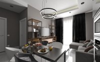 Panoramic apartment on the 10th floor in a residential complex under construction, in the popular area of Alanya - Mahmutlar Description:-id-7095-photo-3