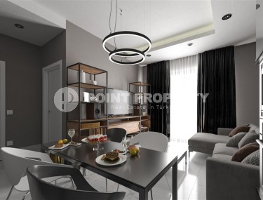 Panoramic apartment on the 10th floor in a residential complex under construction, in the popular area of Alanya - Mahmutlar Description:-id-7095-photo-3