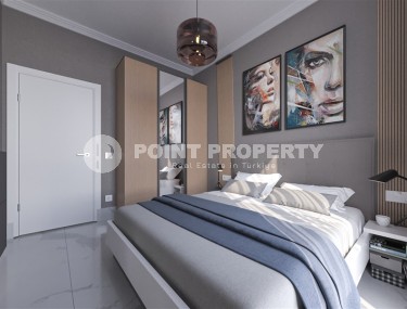 Panoramic apartment on the 10th floor in a residential complex under construction, in the popular area of Alanya - Mahmutlar Description:-id-7095-photo-4