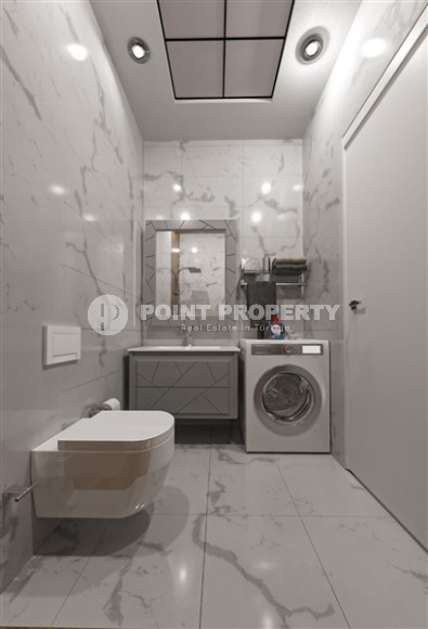 Panoramic apartment on the 10th floor in a residential complex under construction, in the popular area of Alanya - Mahmutlar Description:-id-7095-photo-5