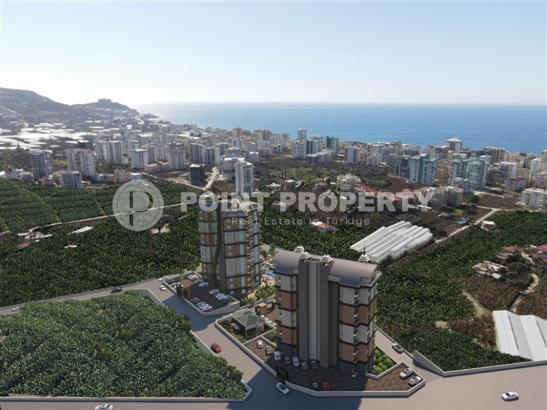 Panoramic apartment on the 10th floor in a residential complex under construction, in the popular area of Alanya - Mahmutlar Description:-id-7095-photo-16