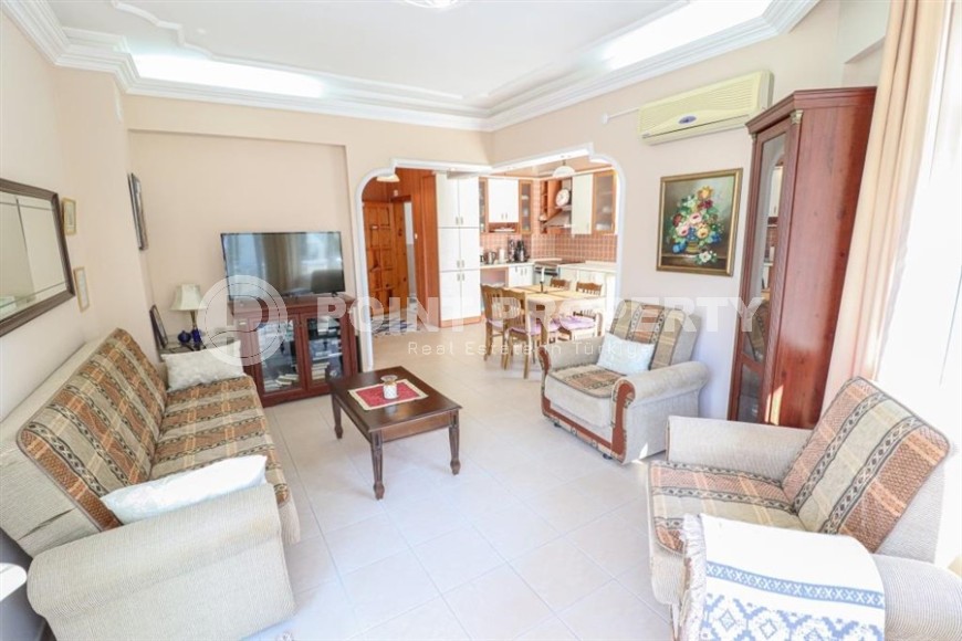 Уютная меблированная квартира с видом на море, в центре популярного района Аланьи - Махмутлар-id-7098-фото-2