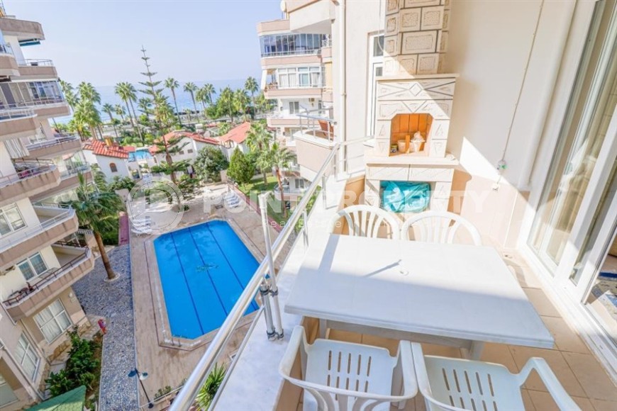 Уютная меблированная квартира с видом на море, в центре популярного района Аланьи - Махмутлар-id-7098-фото-9