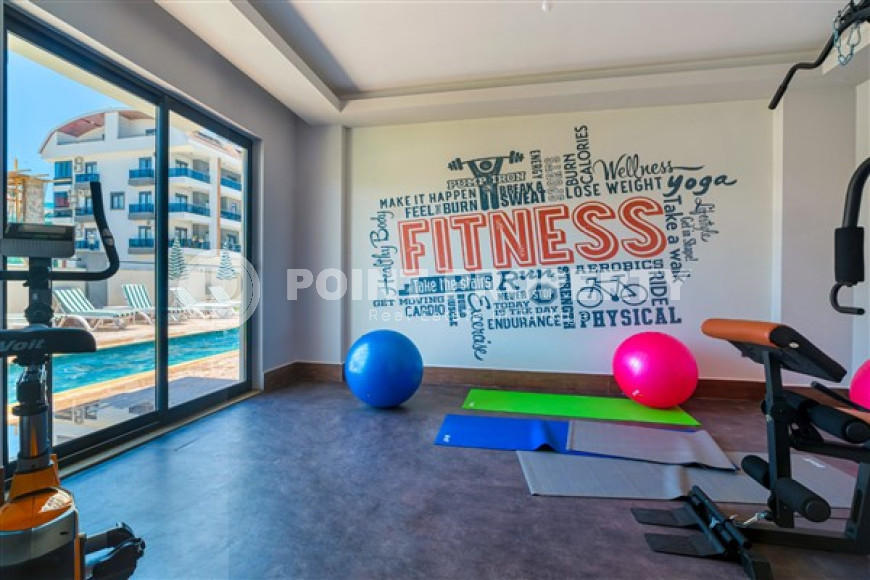 Furnished 1+1 apartment in a new complex in the very center of the European Oba district, 50 m2-id-1075-photo-12