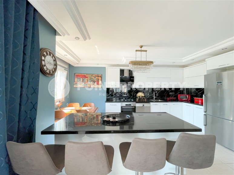 Стильная квартира с современным дизайном в километре от моря, в благоустроенном районе Аланьи - Джикджилли-id-7099-фото-4