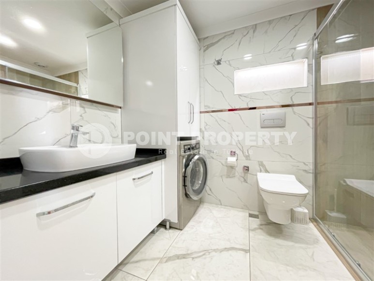 Стильная квартира с современным дизайном в километре от моря, в благоустроенном районе Аланьи - Джикджилли-id-7099-фото-10