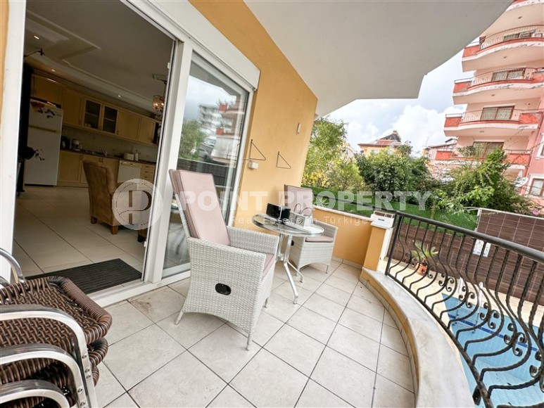 Благоустроенная квартира с мебелью и бытовой техникой, на 1-м этаже в резиденции 2008 года постройки-id-7100-фото-10