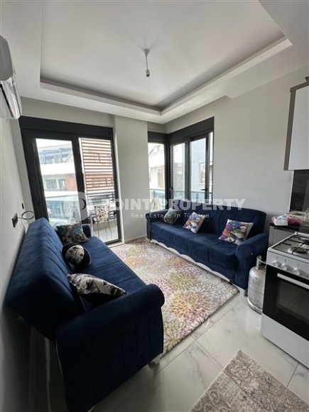 Компактная квартира 1+1, общей площадью 40 м2, в новом жилом комплексе в престижном районе Аланьи - Верхняя Оба-id-7104-фото-1