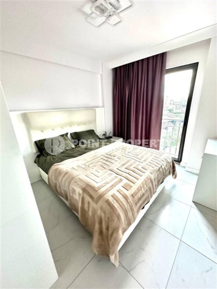 Компактная квартира с мебелью и бытовой техникой, в 700 метрах от моря, в центре Аланьи-id-7105-фото-5