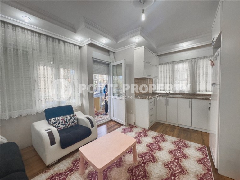 Благоустроенная квартира с мебелью и бытовой техникой в 500 метрах от пляжа Клеопатры, в центре Аланьи-id-7129-фото-1