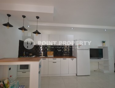 Уютная квартира с мебелью и бытовой техникой в 300 метрах от моря, в центре спокойного района Аланьи - Тосмур-id-7138-фото-5