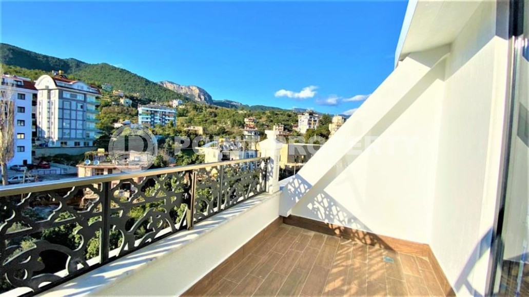 Двухуровневая квартира 2+1 с панорамным видом на Торосские горы, на 4-м этаже с мансардой в новой резиденции, введенной в эксплуатацию в 2023 году-id-7140-фото-11