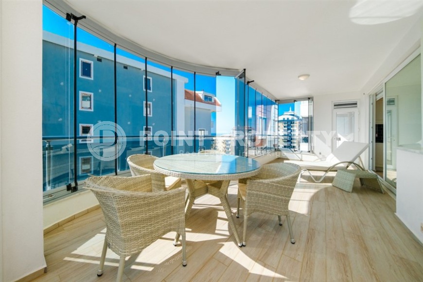 Atmospheric 2+1 apartment with a large glazed balcony, 900 meters from the sea, in a quiet area of Alanya - Avsallar-id-7143-photo-12