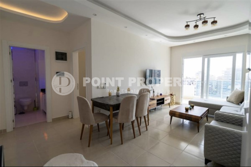 Видовая квартира 1+1, 56м² в элитном комплексе, в 400м от моря в Махмутларе, Алания-id-1557-фото-7