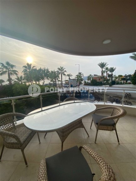 Просторная квартира 3+1 на первой линии от моря, в комфортабельном жилом комплексе, построенном в 2012 году-id-7144-фото-13