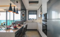 Stylish apartment with designer renovation on the first line from the sea, in the center of the modern area of Alanya - Mahmutlar-id-7149-photo-6