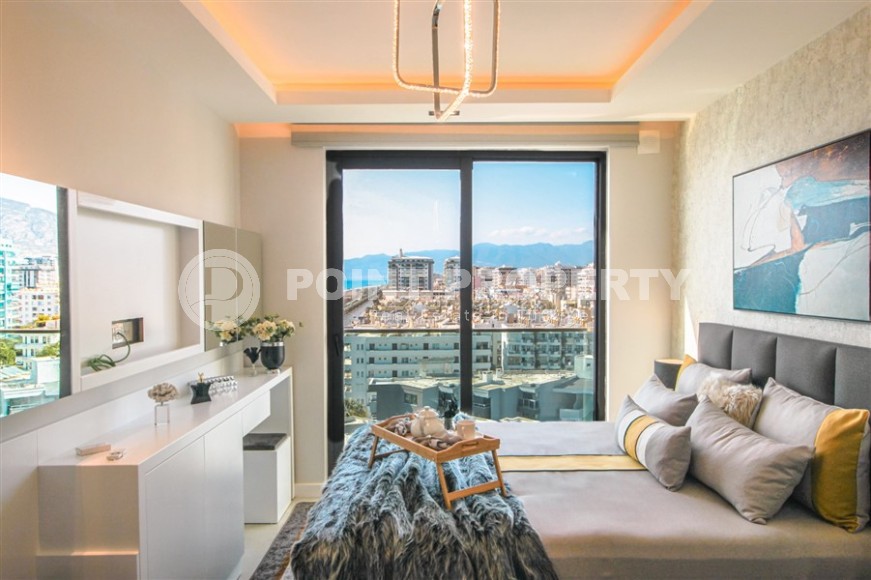 Stylish apartment with designer renovation on the first line from the sea, in the center of the modern area of Alanya - Mahmutlar-id-7149-photo-8