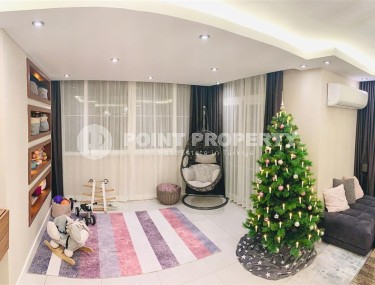 Большая двухуровневая квартира 4+1, общей площадью 230 м2, в живописном районе Аланьи - Конаклы-id-7151-фото-3