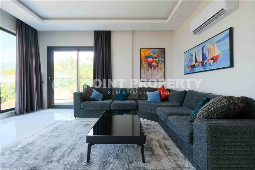 Панорамная квартира с роскошным видом на море, в спокойном, живописном районе Аланьи - Каргыджак-id-7154-фото-2