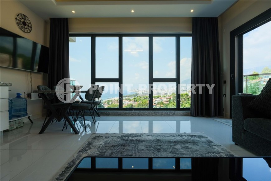 Панорамная квартира с роскошным видом на море, в спокойном, живописном районе Аланьи - Каргыджак-id-7154-фото-5