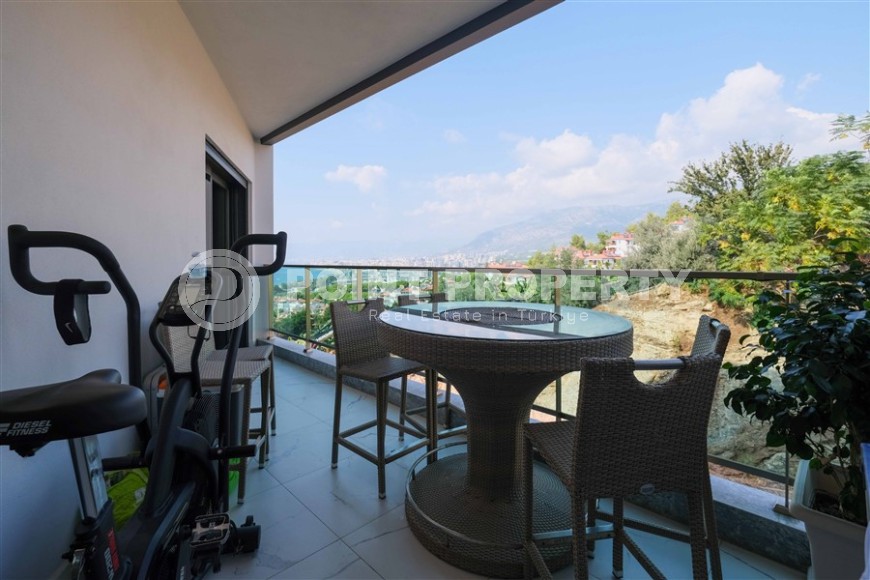 Панорамная квартира с роскошным видом на море, в спокойном, живописном районе Аланьи - Каргыджак-id-7154-фото-11