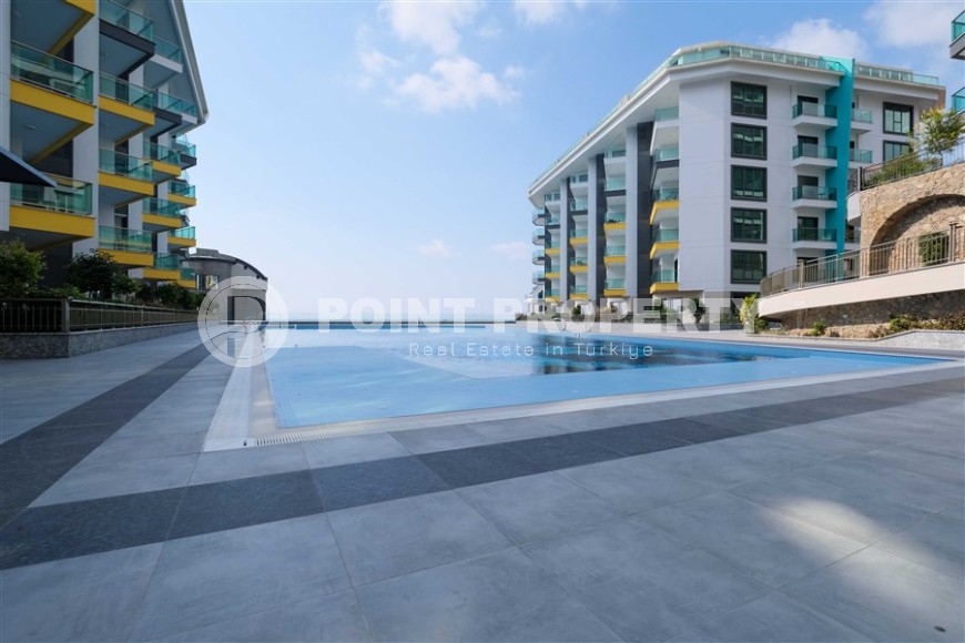 Панорамная квартира с роскошным видом на море, в спокойном, живописном районе Аланьи - Каргыджак-id-7154-фото-18