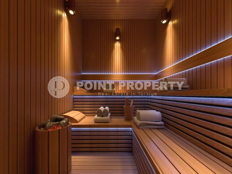 Двухуровневая квартира 2+1 в жилом комплексе на завершающем этапе строительства, в 300 метрах от моря-id-7158-фото-17