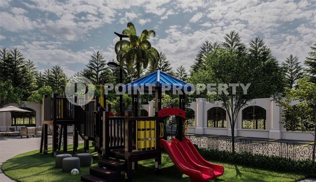 Двухуровневая квартира 2+1 в жилом комплексе на завершающем этапе строительства, в 300 метрах от моря-id-7158-фото-19