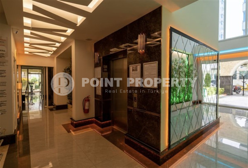 Видовая квартира 1+1, 56м² в элитном комплексе, в 400м от моря в Махмутларе, Алания-id-1557-фото-36